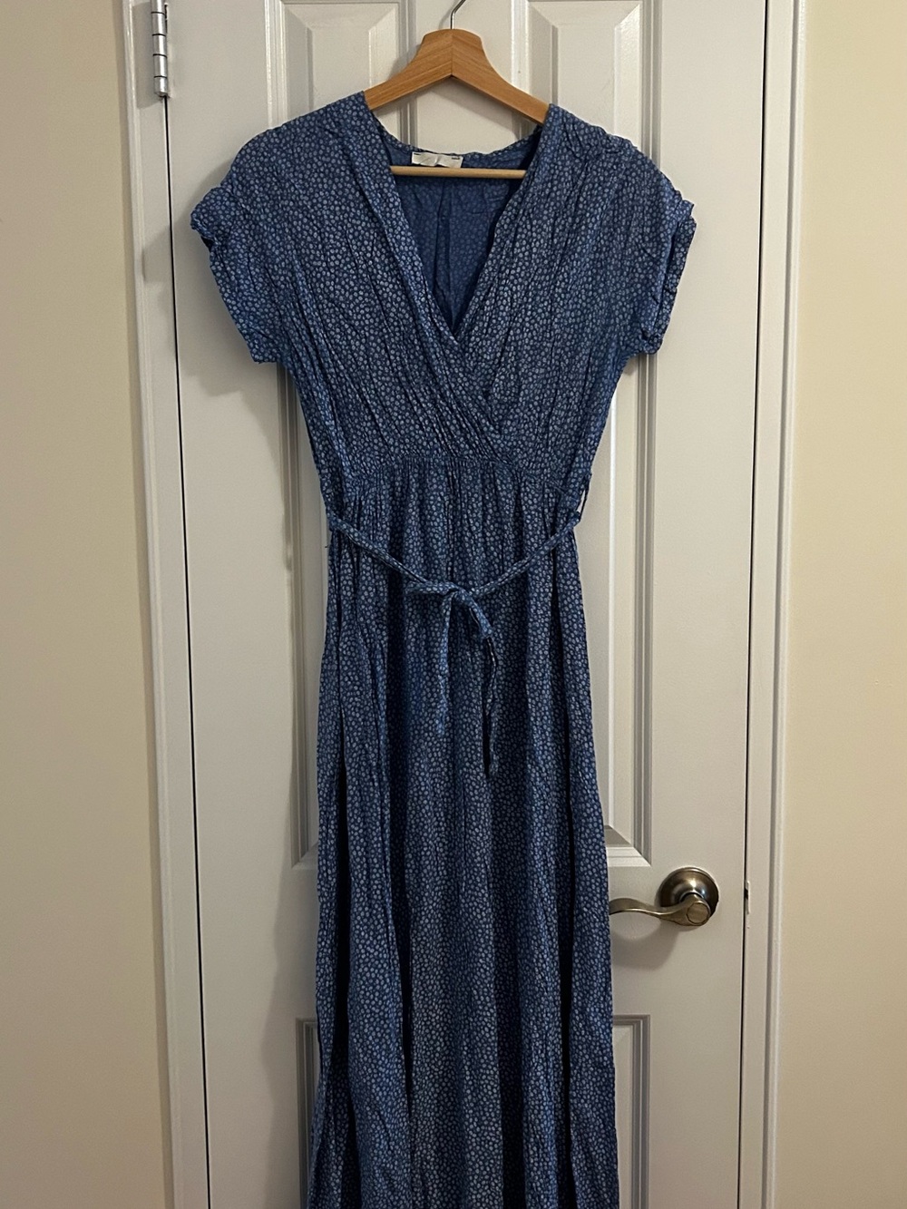 Print Blue Dress